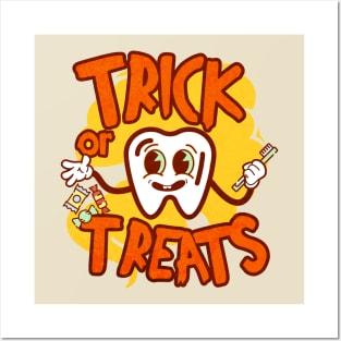 Tooth Trick or Treats Posters and Art